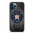 HOUSTON ASTROS BASEBALL MLB WOOD LOGO iPhone 12 Pro Max Case Cover