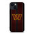 WASHINGTON COMMANDERS NFL METAL STRIPE iPhone 14 Plus Case Cover