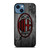 AC MILAN FOOTBALL WOODEN LOGO iPhone 14 Case Cover
