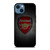 ARSENAL FC GUNNERS GRUNGE LOGO iPhone 14 Case Cover