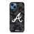 ATLANTA BRAVES BASEBALL BLACK CAMO iPhone 14 Case Cover