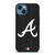 ATLANTA BRAVES BASEBALL BLACK iPhone 14 Case Cover