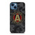 ATLANTA UNITED FC MLS BLACK CAMO iPhone 14 Case Cover