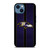 BALTIMORE RAVENS NFL METAL STRIPE iPhone 14 Case Cover