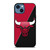 CHICAGO BULLS NBA BASKETBALL ICON iPhone 14 Case Cover