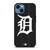 DETROIT TIGERS BASEBALL BLACK iPhone 14 Case Cover