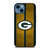 GREEN BAY PACKERS NFL METAL STRIPE iPhone 14 Case Cover