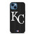 KANSAS CITY ROYALS BASEBALL BLACK iPhone 14 Case Cover