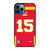 KANSAS CITY CHIEFS PATRICK MAHOMES 15 NFL NIKE iPhone 12 Pro Max Case Cover