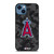 LOS ANGELES ANGELS BASEBALL BLACK CAMO iPhone 14 Case Cover