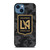 LOS ANGELES FC MLS BLACK CAMO iPhone 14 Case Cover
