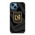 LOS ANGELES FC MLS BLACK iPhone 14 Case Cover