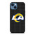 LOS ANGELES RAMS FOOTBALL TEXT iPhone 14 Case Cover