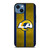 LOS ANGELES RAMS NFL METAL STRIPE iPhone 14 Case Cover LOS ANGELES RAMS NFL METAL STRIPE iPhone 14 Case Cover