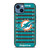 MIAMI DOLPHINS FOOTBALL FIELD iPhone 14 Case Cover