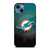 MIAMI DOLPHINS FOOTBALL TEAM iPhone 14 Case Cover