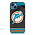 MIAMI DOLPHINS NFL TEAM iPhone 14 Case Cover