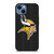 MINNESOTA VIKINGS FOOTBALL TEXT iPhone 14 Case Cover