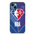 NBA BASKETBALL 75 ANNIVERSARY iPhone 14 Case Cover