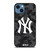 NEW YORK YANKEES BASEBALL BLACK CAMO iPhone 14 Case Cover
