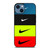 NIKE SWOOSH STRIPE COLORS iPhone 14 Case Cover