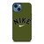 NIKE SWOOSH VINTAGE ARMY iPhone 14 Case Cover