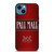PALL MALL CIGARETTES RED iPhone 14 Case Cover