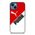 PUMA RED LOGO iPhone 14 Case Cover