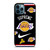 LA LAKERS NBA X SUPREME NIKE iPhone 12 Pro Max Case Cover