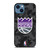 SACRAMENTO KINGS BLACK CAMO iPhone 14 Case Cover