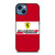 SCUDERIA FERRARI FORMULA ONE F1 RACING iPhone 14 Case Cover