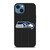 SEATTLE SEAHAWKS FOOTBALL TEXT iPhone 14 Case Cover