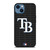 TAMPA BAY RAYS BASEBALL BLACK iPhone 14 Case Cover