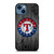 TEXAS RANGERS BASEBALL MLB WOOD LOGO iPhone 14 Case Cover