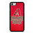 ARIZONA DIAMONDBACKS MLB BASEBALL RED iPhone SE 2022 Case Cover