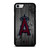 LOS ANGELES ANGELS BASEBALL MLB WOOD LOGO iPhone SE 2022 Case Cover