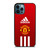 MANCHESTER UNITED FC ADIDAS STRIPES iPhone 12 Pro Max Case Cover