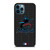 MIAMI MARLINS BASEBALL BLACK iPhone 12 Pro Max Case Cover