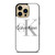 CALVIN KLEIN WHITE LOGO iPhone 14 Pro Max Case Cover