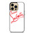 CHRISTIAN LOUBOUTIN WHITE iPhone 14 Pro Max Case Cover