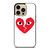 HEART BREAK COMME DES GARCONS iPhone 14 Pro Max Case Cover