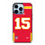 KANSAS CITY CHIEFS PATRICK MAHOMES 15 NFL NIKE iPhone 13 Pro Max Case Cover