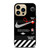 NIKE AIR JORDAN OFF WHITE STRIPES iPhone 14 Pro Max Case Cover