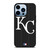 KANSAS CITY ROYALS BASEBALL BLACK iPhone 13 Pro Max Case Cover