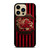 SOUTH CAROLINA GAMECOCKS FOOTBALL FLAG iPhone 14 Pro Max Case Cover