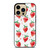 STRAWBERRY BRUSHED PATTERN iPhone 14 Pro Max Case Cover