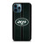 NEW YORK JETS NFL METAL STRIPE iPhone 12 Pro Max Case Cover