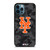 NEW YORK METS BASEBALL BLACK CAMO iPhone 12 Pro Max Case Cover