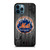 NEW YORK METS BASEBALL MLB WOOD LOGO iPhone 12 Pro Max Case Cover