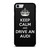 KEEP CALM AND DRIVE AUDI CARBON iPhone SE 2022 Case Cover